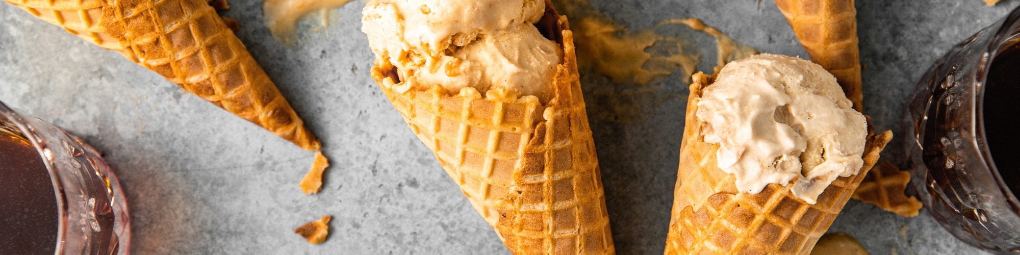 No Churn Bourbon Salted Caramel Ice Cream Domino Sugar